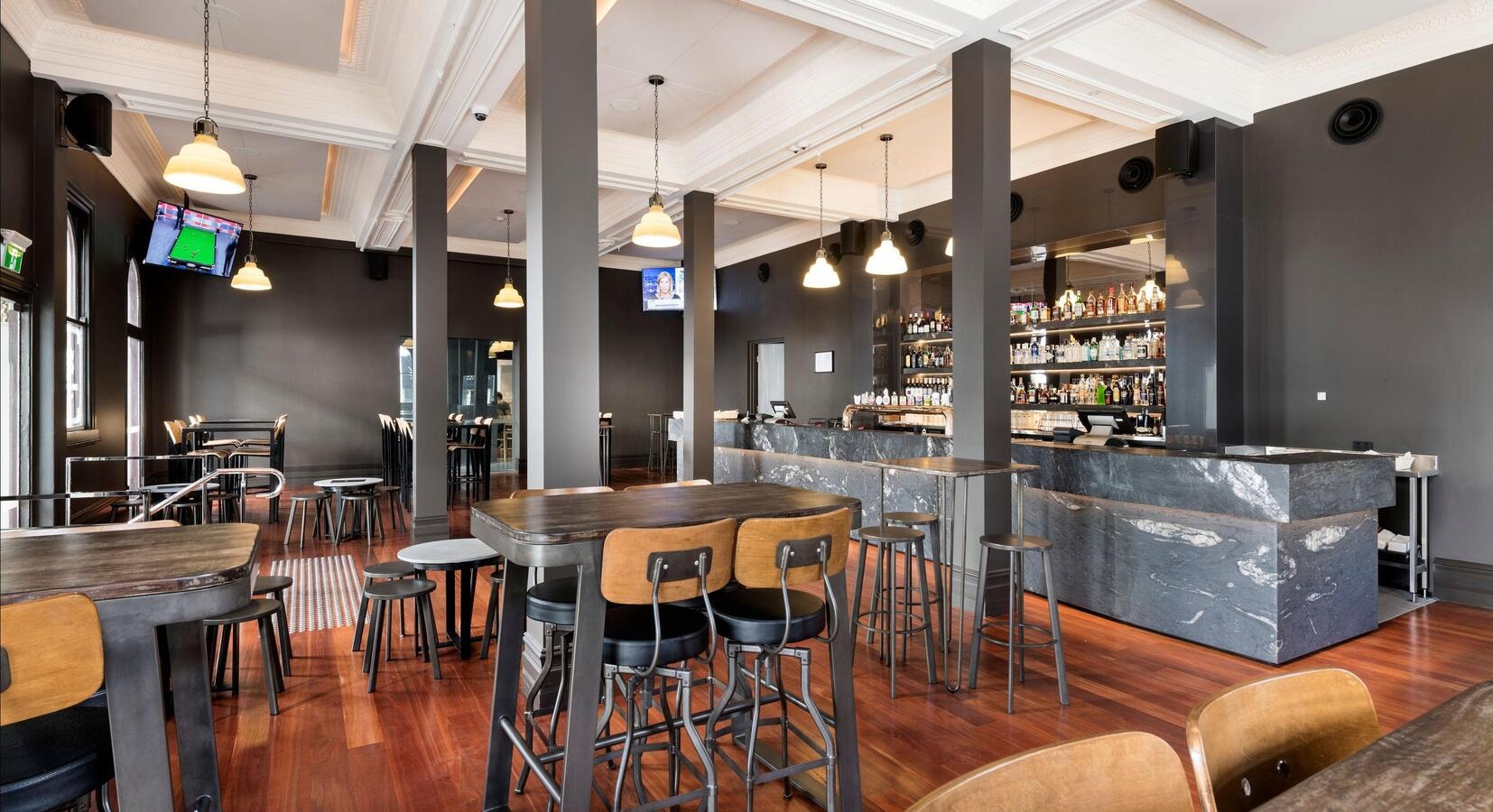 De stijlvolle gastronomische eetgelegenheden van restaurant Northvectorhub